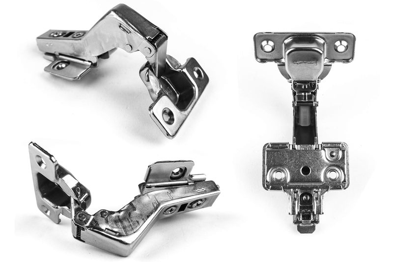 Berta 2-Pack Frameless Soft-Close Cabinet Hinges, 3D Adjustable Clip-On with Mounting Screws for 45Â° Corner Applications â€“ Durable & Easy to Install - Image 5